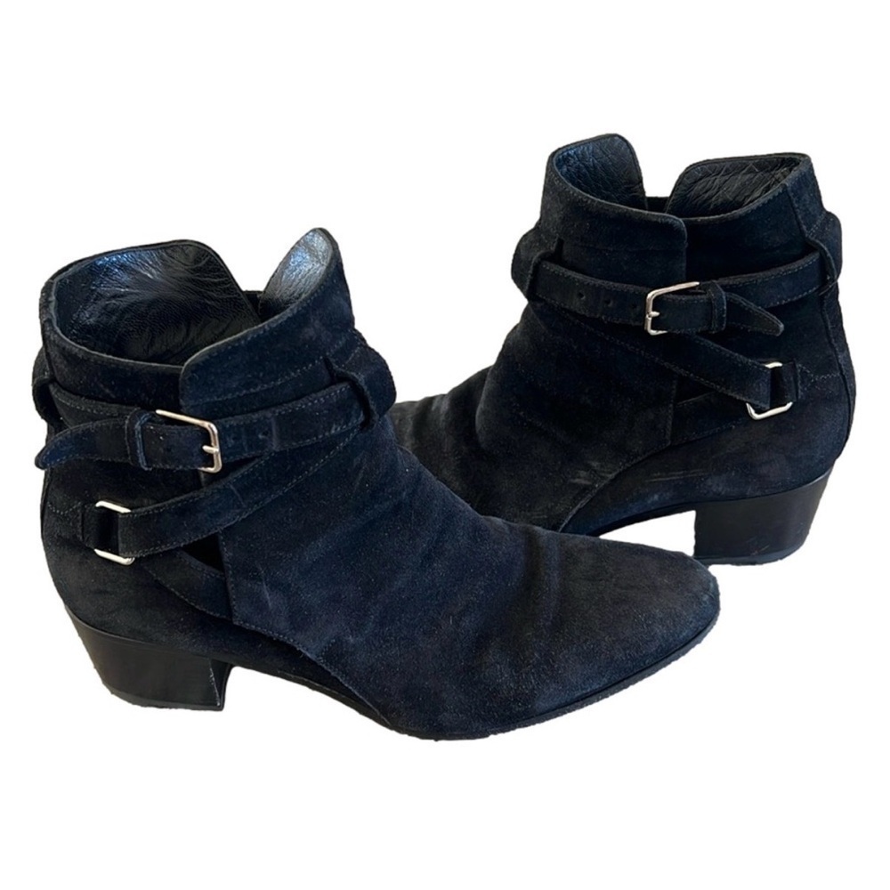 Yves Saint Laurent Black Ankle Boots